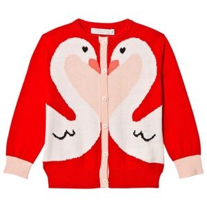 NWT Stella McCartney Kids Swan Cardigan